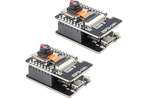 XTVTX ESP32-CAM WiFi Bluetooth Board 2 Stück ESP32-CAM-MB Micro USB auf Serial Port mit OV2640 4MP Kameramodul Dual Mode kompatibel mit Arduino