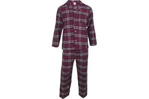 Location Clothing Mens Cotton Flannel/Brush Cotton PJ Pyjama Set PJ's Pyjamas Sizes S-4XL