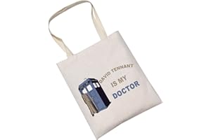 LEVLO Who TV Show Cosmetic Make Up Bag David Tennant Fans Gift David Tennant is My Doctor Makeup Zipper Pouch Bag for Women Girls, David Tennant Tote, Cosmetic Bag