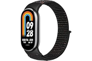 TumCez Cinturino in Nylon Compatibile con Xiaomi Smart Band 10/Xiaomi Smart Band 9/Xiaomi Smart Band 8 Cinturino per Donna Uomo