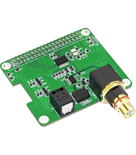 Carte Son Numérique HiFi DollaTek Digi Pro Pour Raspberry Pi - Fibre Optique I2S SPDIF, 192kHz/24bit