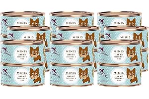 Terra Canis Agneau, courgette & aneth - Nourriture Humide Petits Chiens, 18x100g I Aliment pour Chien 1re qualité, 100% aux Standards de l’Alimentation Humaine I Riche en Calcium, sans céréales