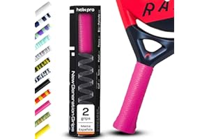HELIX PRO GRIP Padel. Duración x10 Tecnología Antisudor Premium 1 Minuto en Aplicar Overgrips Padel Grip Tenis Padel Accesorios Hexacore Apto para Bádminton Squash Bicicleta