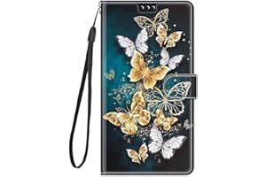 EVERAINY-EU Everainy Cover Compatibile per Huawei Mate 20 Lite Silicone PU Pelle Portafoglio Libro Case Antiurto Bumper Motivo Magnetica Flip Protettiva Resistente Custodia (Farfalla 1)