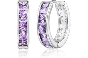 Linawe Orecchini a cerchio piccoli, orecchini a spirale ad anello piercing, gioielli da donna senza nichel, mini orecchini a cerchio in oro argento e rosa