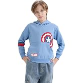DeFacto Marvel Avengers Kap&uuml;şonlu Sweatshirt Erkek &Ccedil;ocuk D4717A8NS