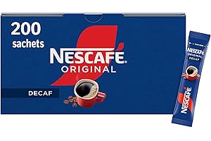 NESCAFÉ Original Decaf Instant Coffee Sachets - 200 x 1.8g Sticks