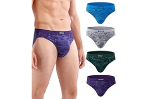 wirarpa Majtki męskie slipy z mikrofibry męskie slipy rozciągliwe bielizna rozmiar S-XXXL