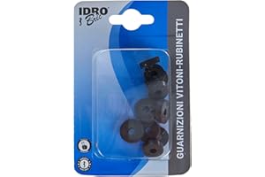 IDRO BRIC Idrobric Guarnizioni Confezione di 10 guarnizioni, 5 guarnizioni 1/2, 5 guarnizioni 3/8