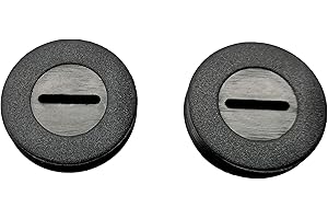 KRAFTFELD 1 paire de bouchons de charbon moteur 12, 13, 14, 15, 16, 17, 18, 20, 22 mm - Capuchon de fermeture à vis (22 x 7 mm)
