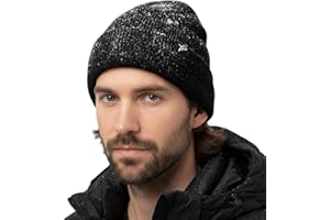 TOP-EX DryKnit™ Unisex Winter Beanie Hat for Men Women with Warm Fleece Lining, 100% Waterproof & Windproof for Rain, Snow, Cold Wet Weather