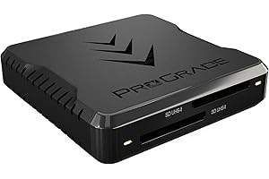 Lecteur de Carte mémoire SD UHS-II à Deux emplacements par ProGrade Digital | USB 3.2 Gen 2 pour Les cinéastes, photographes et créateurs de Contenu Professionnels