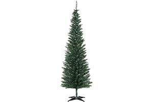 ‎HOMCOM HOMCOM Künstlicher Weihnachtsbaum 180 cm Tannenbaum künstlich mit 390 Spitzen Christbaum Weihnachtsdeko inkl. Kunststoffständer für drinnen