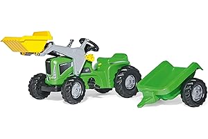 Rolly Toys - 63 003 5 - Tracteur à pédales - Kiddy Futura - Pelle avant - remorque