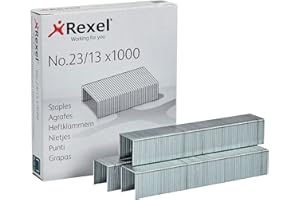 Rexel 2101053 - Caja 1000 grapas 23/13 galvanizadas
