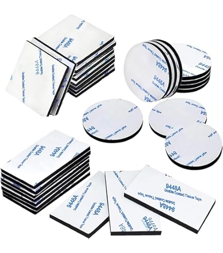 Scotch Double Face 3M - 60 Pièces Adhésives Puissantes Pour Photos, Posters Et DIY