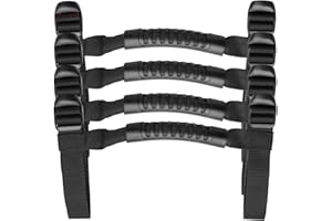 BENTOLIN Lot de 4 Rouleau Barre d'appui Poignées 4 WD Off Road Accessoires pour Jeep Wrangler JK TJ CJ