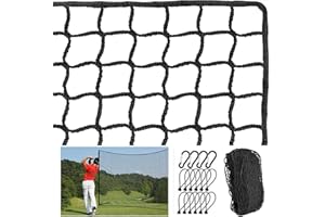 RATSTONE Filet d'entraînement pour le Golf, 6x3m, avec boucle de sécurité et câble élastique, pour le jardin, l'intérieur et l'extérieur