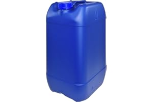 Super Net Cali Garrafa Plástico 25 litros Azul apilable. Apta para uso alimentario. Homologación transporte ADR mercancías peligrosas, Grupo II y III (Ejemplo Combustibles como Diésel). 1 Unidad.