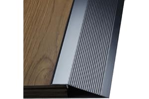 YILANG Rampe de seuil en Aluminium, Bande de Transition de Sol, Rampe antidérapante pour Fauteuil Roulant, réducteur de seuil de Sol pour Portes, Scooters, Bagages Robots, flûte de Bordure de Porte d'entrée