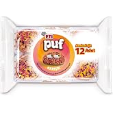 Eti Puf Renkli Bisk&uuml;vi 18 g x 12