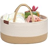 baby nappy bag organizer changing bag newborn shower gift basket 38 x 26 x 18 cm honey