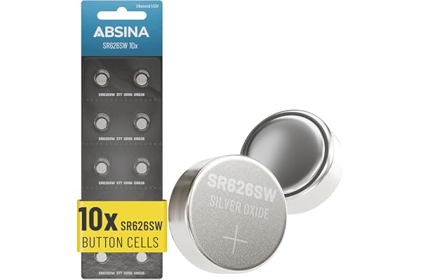 ABSINA SR626SW klockbatteri 1, 55V silveroxid