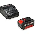 Originale Einhell Starter Kit 4,0 Ah con batteria e caricabatterie Power X-Change (Li-Ion, 18 V, tempo di ricarica 75 minuti,