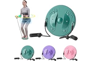 SNUGEASY Waist Whisper twisting Disc Board for Exercise, Waist Twister Board with Mangets Reflexology for Slimming and Strengthening Abdominal & Stomach Exercise Massage Foot Sole
