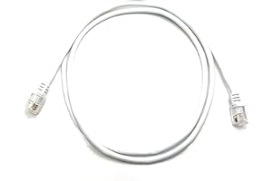 RAGAI MainCore 1m Long White ADSL 2+ High Speed 26AWG Broadband Modem Cable RJ11 to RJ11 (Available in 0.5m, 1m, 3m, 5m, 10m, 20m) (1m)