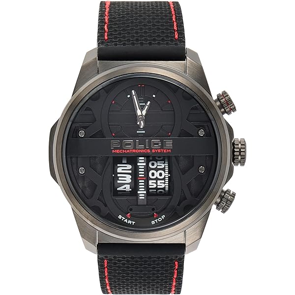 Police Analog Black Dial Men's Watch - PL12744JRSBR61MJ : Amazon