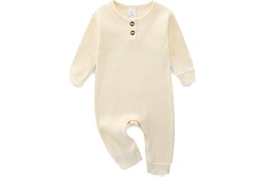 KIDDLETOWN Baby Schlafanzug, Baby Schlafstrampler, Baby Pyjam, Strampler Neugeborene, Babyschlafanzug Baumwolle, Schlafanzug, Pyjamas Langarm Strampler Schlafoverall für Mädchen und Jungen