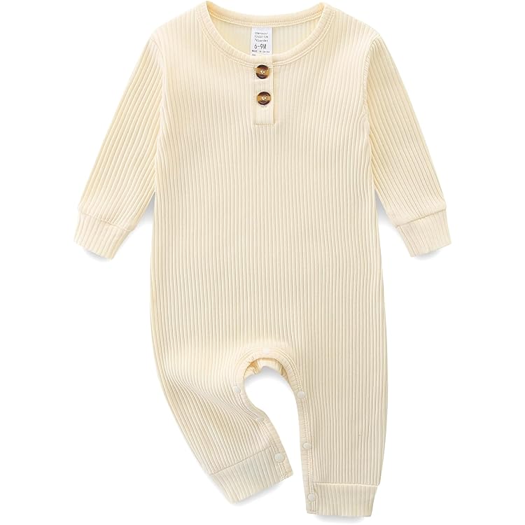 Herz Schlafstrampler Für Neugeborene | Baumwolle Pyjama Mit Knopfleiste - Kawaii Design