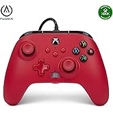 PowerA Xbox Series X|S i&ccedil;in Geliştirilmiş Kablolu Kumanda &ndash; Artisan Kırmızı