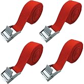 AYUEBO 4 adet gergi kayışı, bağlama kayışı, sabitleme kemeri, germe kayışı, 200 kg'a kadar taşıyabilir, 4'l&uuml; paket, ayarlanab