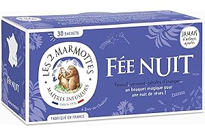 LES 2 MARMOTTES Infusion Fée Nuit, Lavande et Rose, 50 g