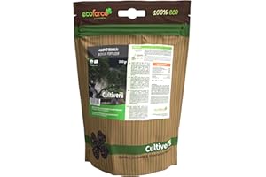 CULTIVERS Ökologische Bonsai-Dünger 250 g. Dünger natürlichem Ursprung, Granulat mit langsamer und kontrollierter Freisetzung mit NPK 8-1-5+74% M.O. und Huminsäuren.