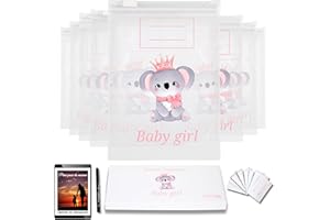 CRI & REBY 8 bustine corredino neonato ospedale 100% Made in italy - EBOOK IN OMAGGIO - I tuoi sacchetti nascita bimbo - sacchetti nascita bimba(38x25cm)