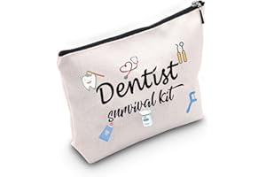 TSOTMO Dentista Futuro: Borsa Cosmetica per Studenti di Odontoiatria - Regalo di Laurea per Futuri Dentisti