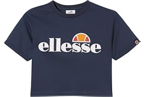 ellesse Tee Shirt Fille Croc Top Bleu Marine Nicky S4E08596