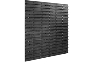 ‎BOTLE botle Lagersystem Wandregal Stapelboxen Schüttenregal Sichtlagerkästen | Extra Starke Wandplatten | Regal Erweiterbar | Werkstattregal Lagerregal Werkstattwandregal Steckregal (772 x 780 mm)