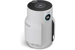 Shark NeverChange5 Air Purifier for Home, Bedroom, Room Coverage 60sqm, 5-Year HEPA Filter Traps 99.97% of Allergens including Dust, Pollen, Pet Dander, Auto Mode, Quiet, LED Display, White HP150UK