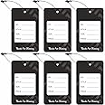 DEEPTAGS Paper Price MRP Tag Labels with Black Loop Pins, 300 PCS