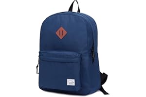 VASCHY Sac à Dos Scolaire, Léger Hydrofuge Sac à Dos Homme Cartable Femmes Enfants Garçon Loisirs pour Fille École Lycée Adolescents Collège Affaire Voyage