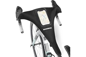ROCKBROS Protector Sudor para Entrenamiento de Bicicleta, Cubierta Sudor para Ejercicio Rodillo con Pantalla Táctil para Móvi