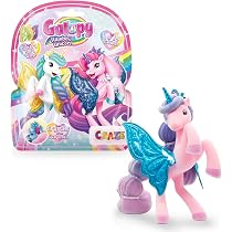 GALUPY Mermaid Gold Pack - 3X Figurines Licorne avec Nageoire de sirène et Cristal Swarovski, Jouet Licorne à Collectionner, 3 Figurines mi-Licorne mi-sirène GALUPY Mermaid Gold Pack - 3X Figurines Licorne avec Nageoire de sirène et Cristal Swarovski, Jouet Licorne à Collectionner, 3 Figurines mi-Licorne mi-sirène