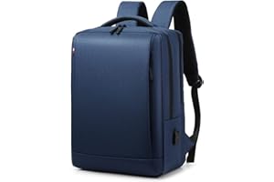 FANDARE Plecak na laptopa, wodoszczelny, bagaż podręczny, plecak szkolny, męski z przyłączem USB do ładowania, kieszeń na laptopa o przekątnej ekranu 15,6", do pracy, podróży, tornistra, plecaki