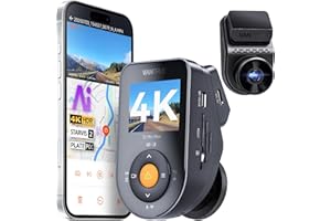 Vantrue S1 Pro Max 4K Starvis 2 Dashcam Auto Anteriore, 5G WLAN, GPS 155° HDR, Monitoraggio, LTE Opzionale, Smart ADAS, Comando Vocale, Modo Privacy, 1TB Max