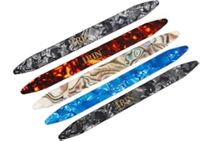 HUIOP Plectre Oud Risha Pick,5pcs médiators en celluloïd Plectrum Oud Risha Pick pour Yueqin Moon Lute Liu-Chin Oud Instrument de Musique à Cordes