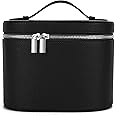 Hitotes Makeup Bag Travel Toiletry Bag for Women Travel Makeup Bag Cosmetic Bag Vanity Case Organizer Case with Removable Divider